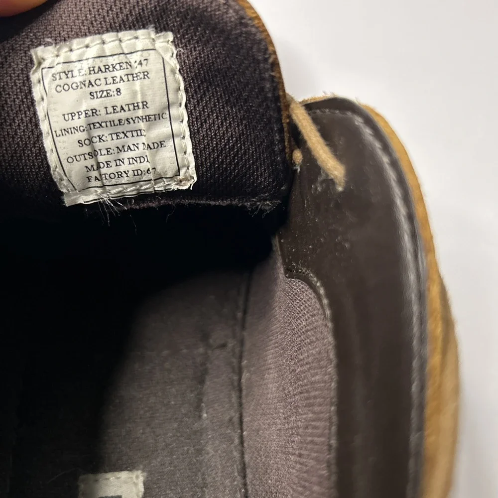 Steve Madden Harken Chukka Boot - Men's Size 8  Cognac Brown